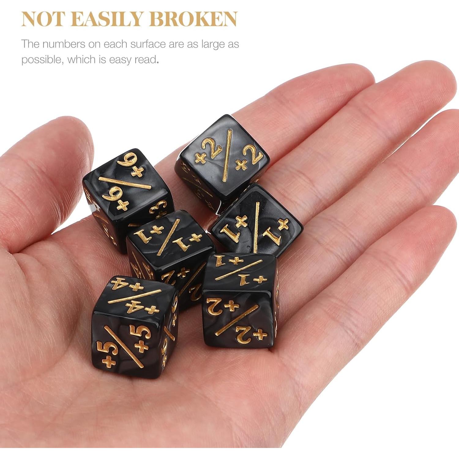 Dados Acrílicos D6 Gadpiparty 24 Pcs para Juegos de Cartas