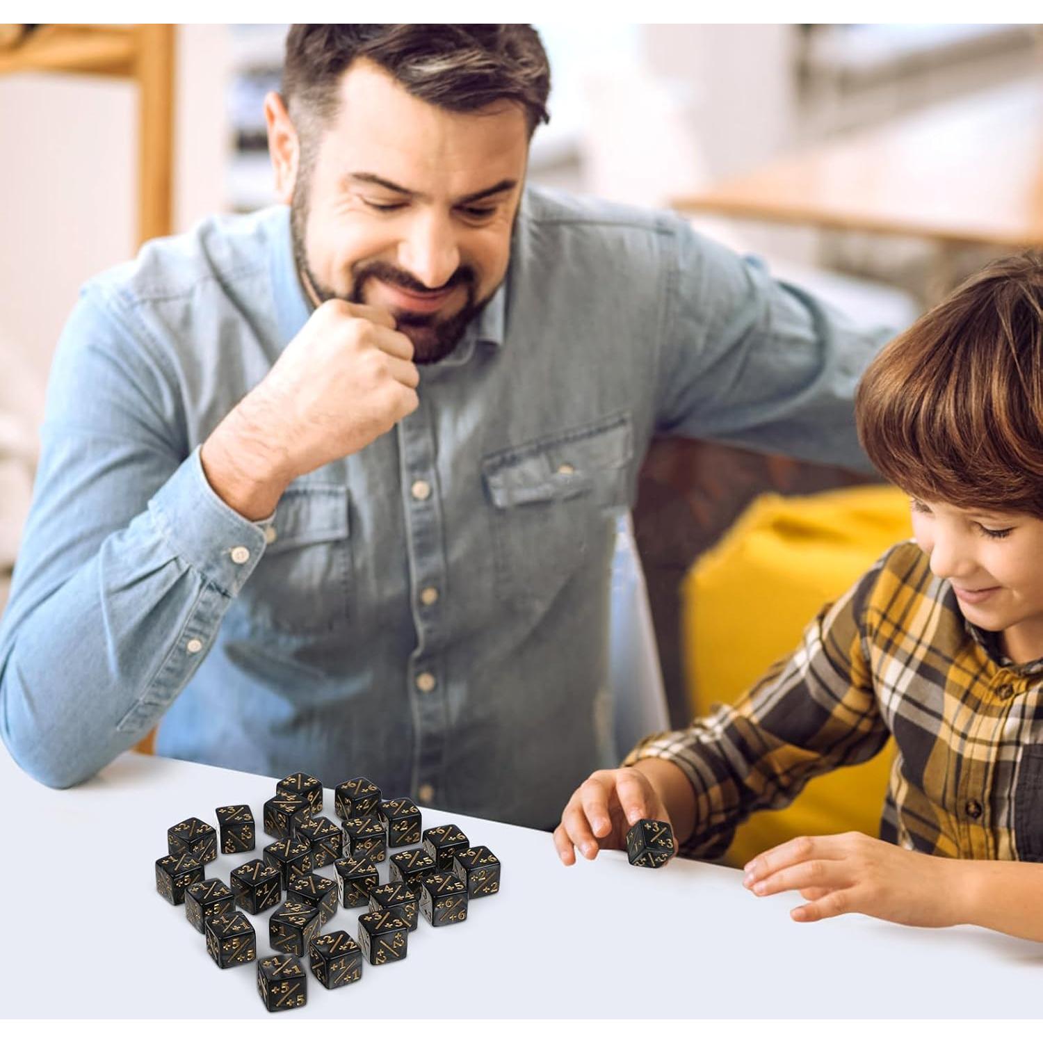 Dados Acrílicos D6 Gadpiparty 24 Pcs para Juegos de Cartas