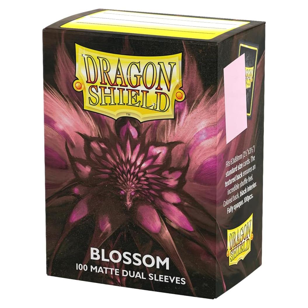 Fundas para Cartas Dragon Shield Doble Mate 100 CT - Color Flor
