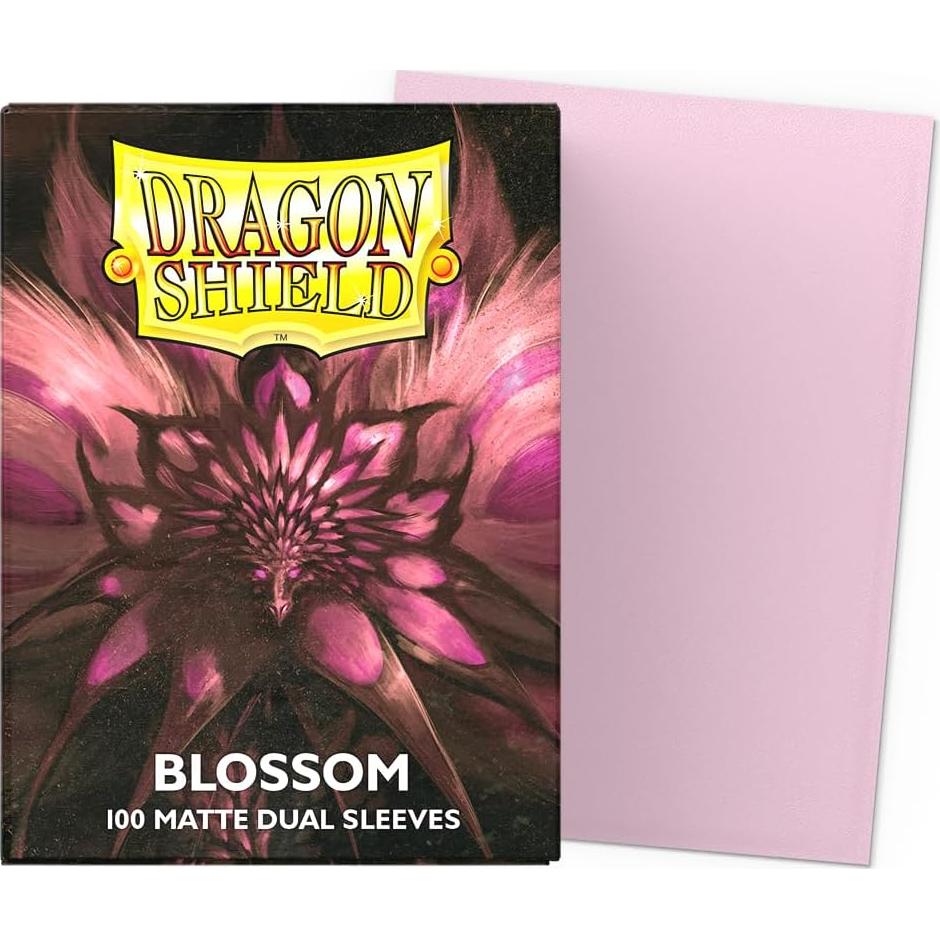 Fundas para Cartas Dragon Shield Doble Mate 100 CT - Color Flor