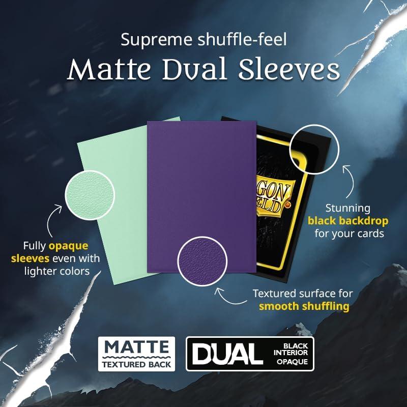 Fundas para Cartas Dragon Shield Doble Mate 100 CT - Color Flor