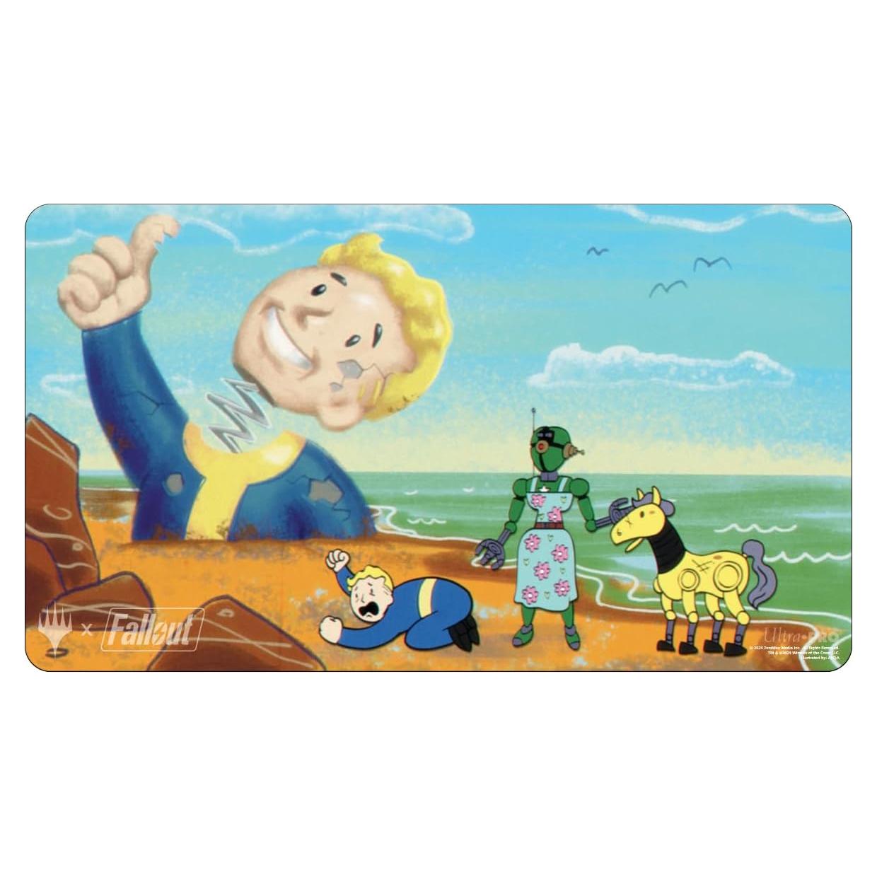 Tapete de Juego Ultra PRO Fallout para Magic: The Gathering 61x34cm