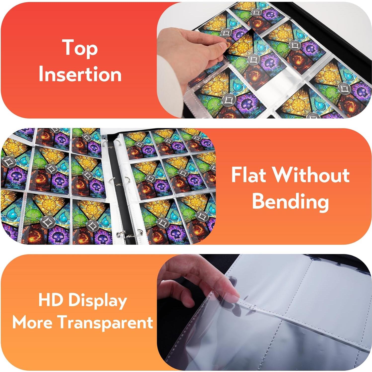 Carpeta de Tarjetas Fonwill TM10015-6, 900 Tarjetas, 50 Páginas