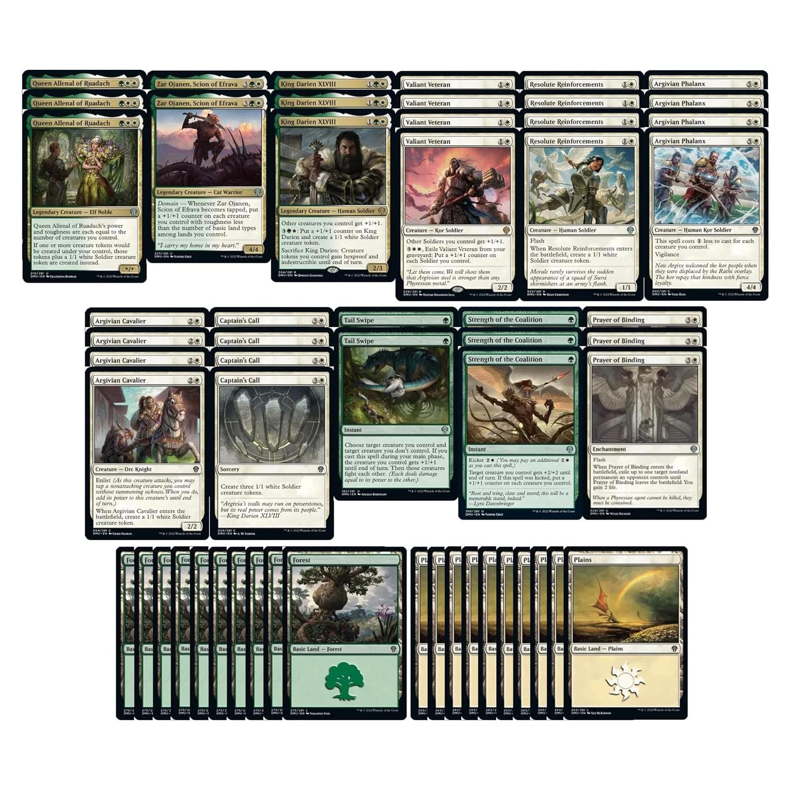 Baraja MTG Selesnya Go Wide Verde Blanca - 60 Cartas Élite