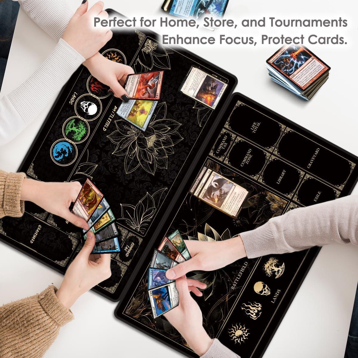 Tapete de Juego MTG FROGIGO 60x35 cm Lotos y Tierras