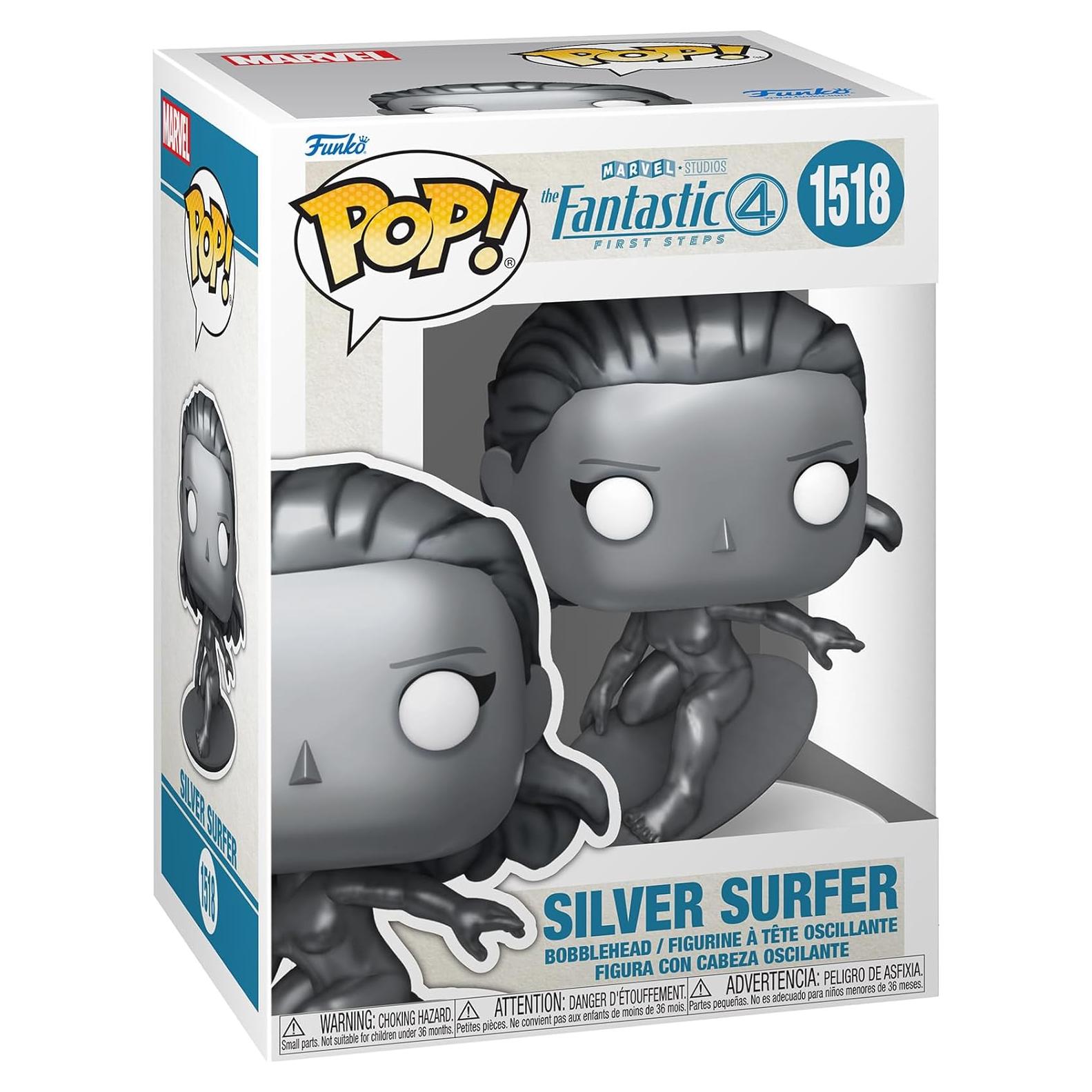 Figura de Vinilo Coleccionable Funko Pop! Silver Surfer 9.7 cm