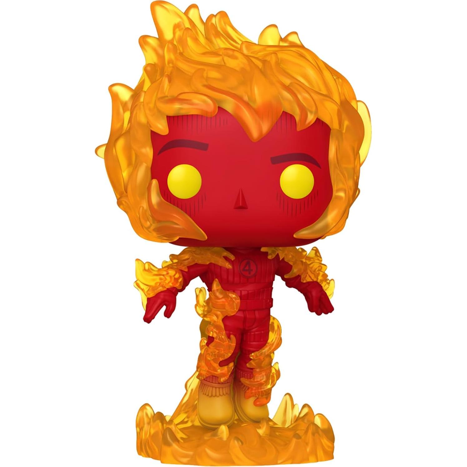 Funko Pop! Antorcha Humana - Los Cuatro Fantásticos - Figura 13.7 cm