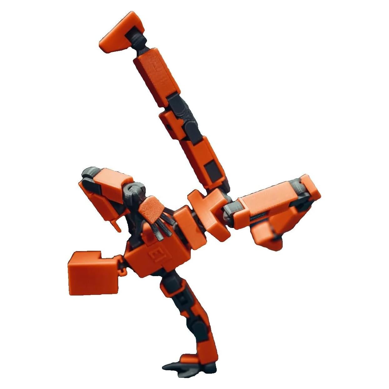 Figura Articulada Posable Naranja LUCKY 13 14 cm