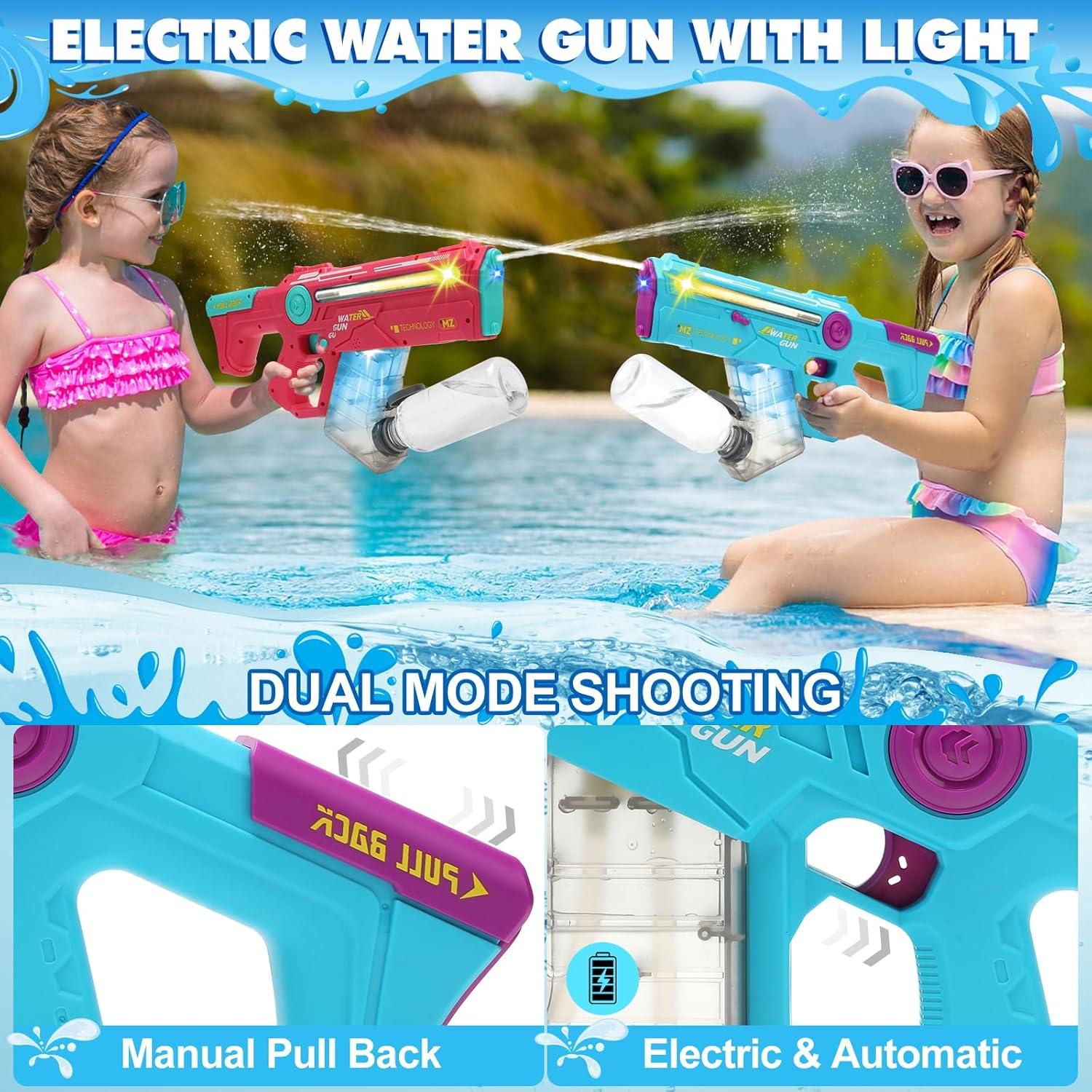 Pistola de Agua Eléctrica VATOS 8006 Doble Modo 1200CC