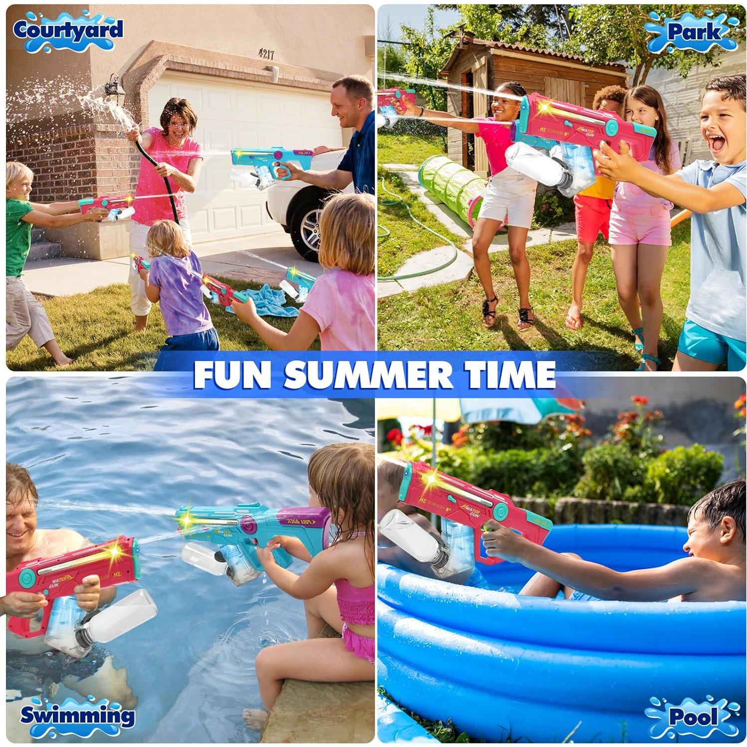 Pistola de Agua Eléctrica VATOS 8006 Doble Modo 1200CC