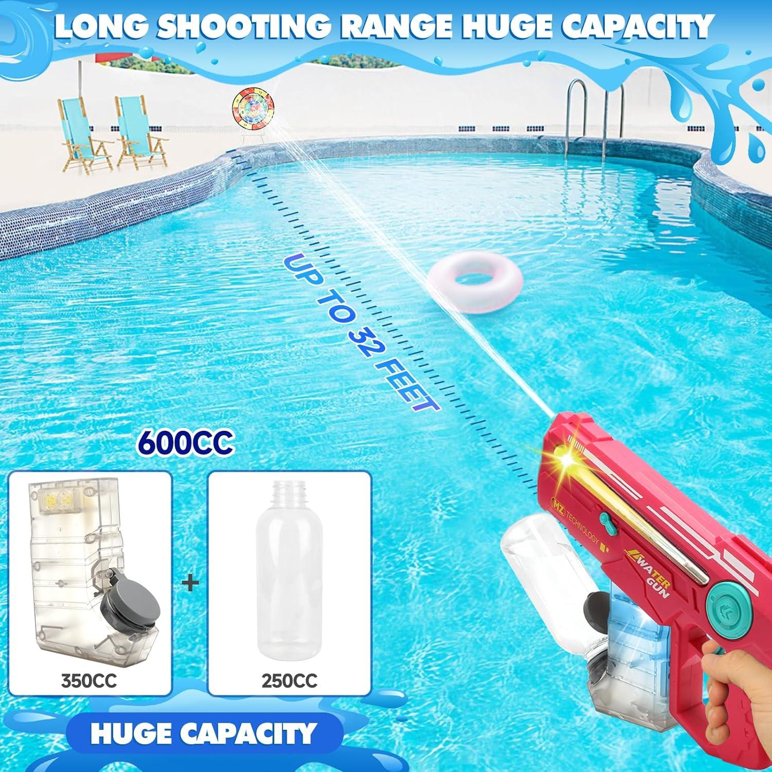 Pistola de Agua Eléctrica VATOS 8006 Doble Modo 1200CC