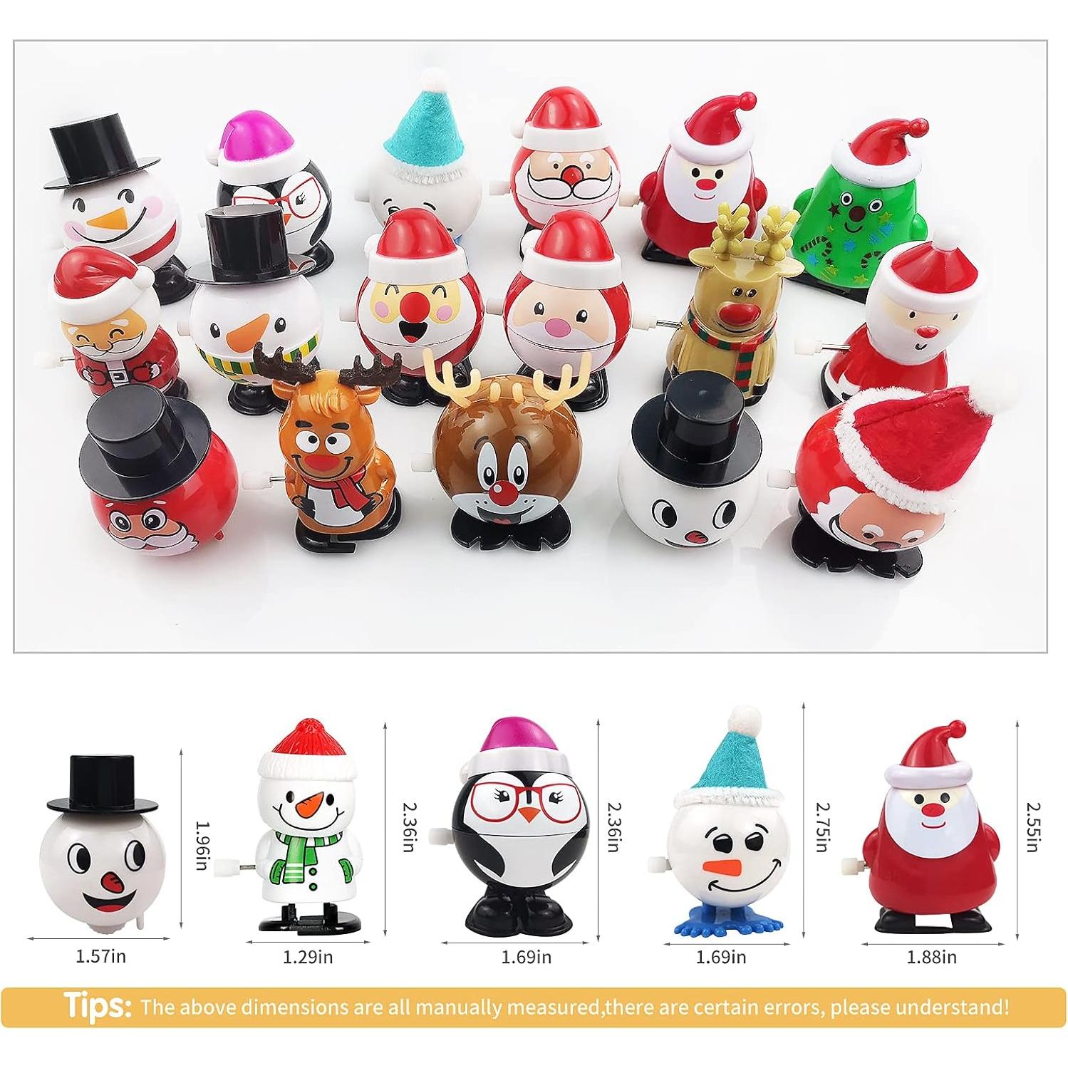 Juguetes de Cuerda de Navidad ZGWJ - 18 Pcs Educativos