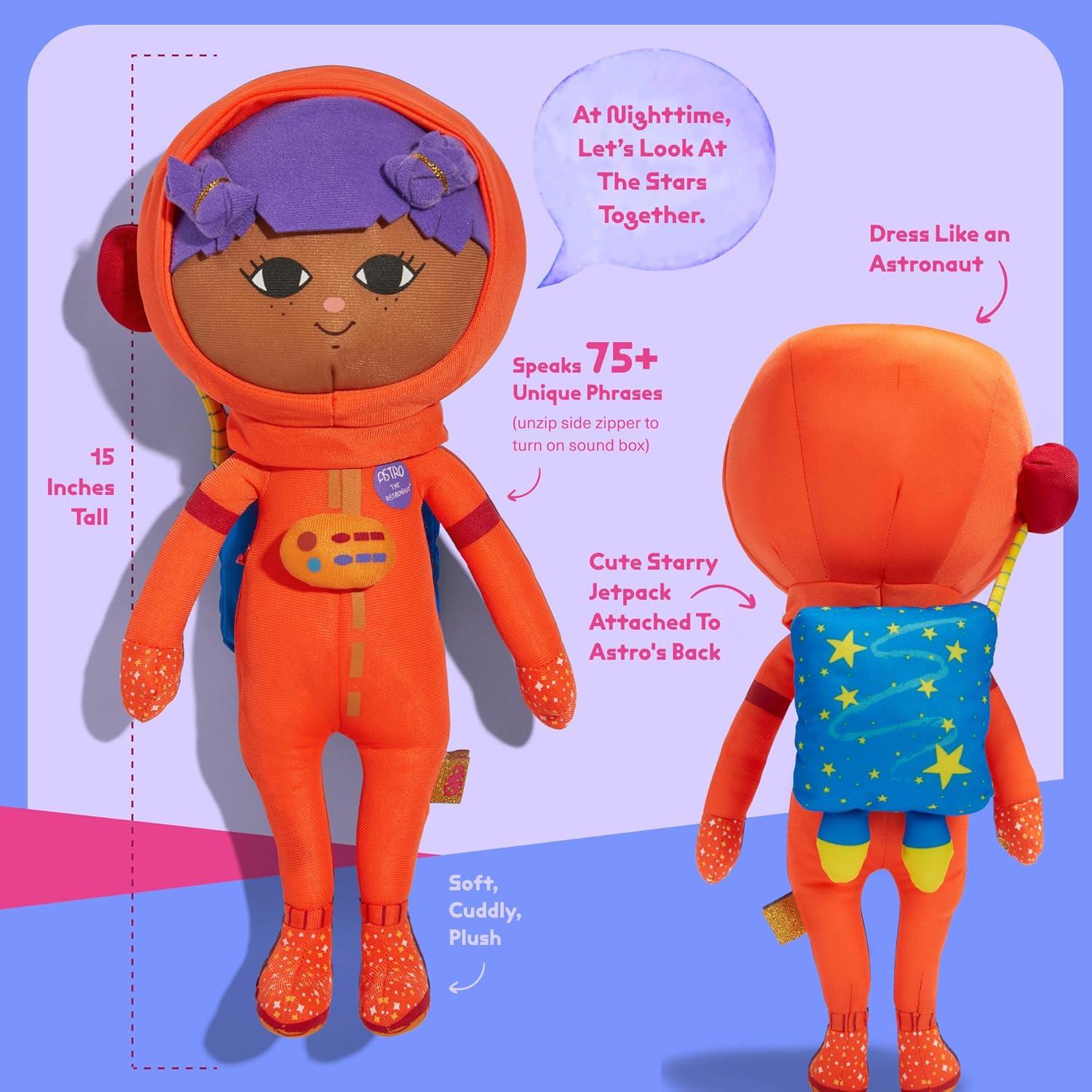 Muñeca de Peluche Astronauta STEM Vera - 38 cm para Niñas