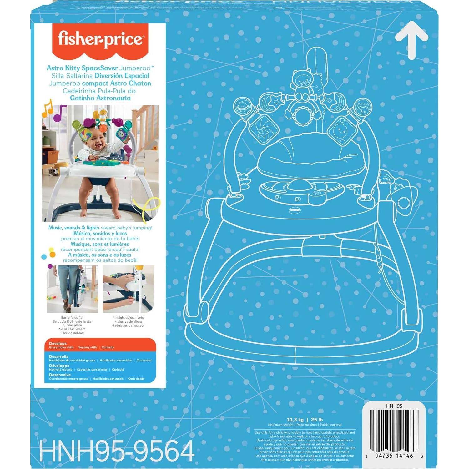 Centro de Actividad Fisher-Price Astro Kitty Jumperoo Musical