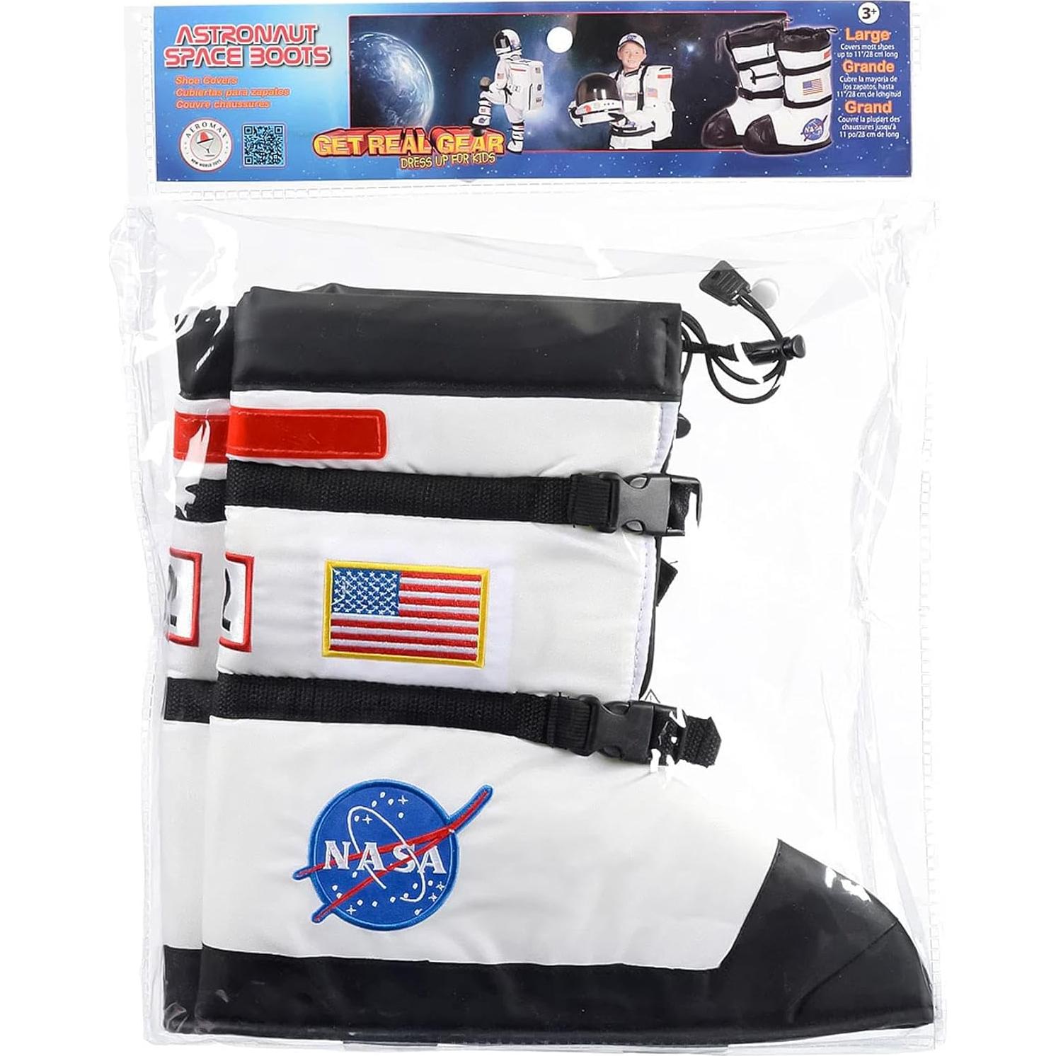 Botas de Astronauta Aeromax Pequeñas con Parches NASA