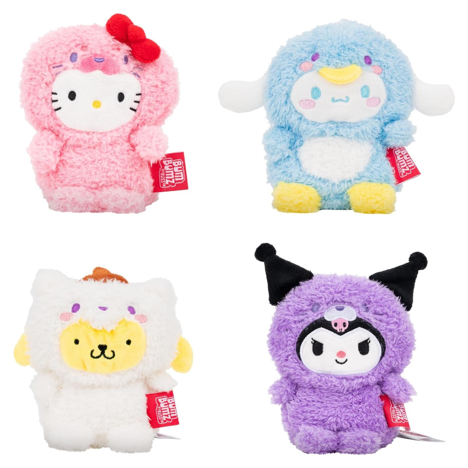BumBumz Hello Kitty 4-Pack Peluches Coleccionables 374g