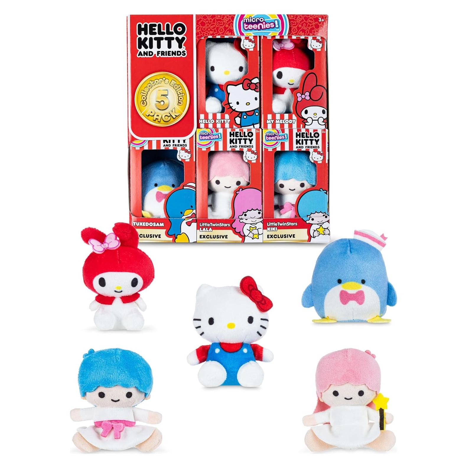 Micro Teenies Hello Kitty 5-Pack Coleccionables 7.62 cm