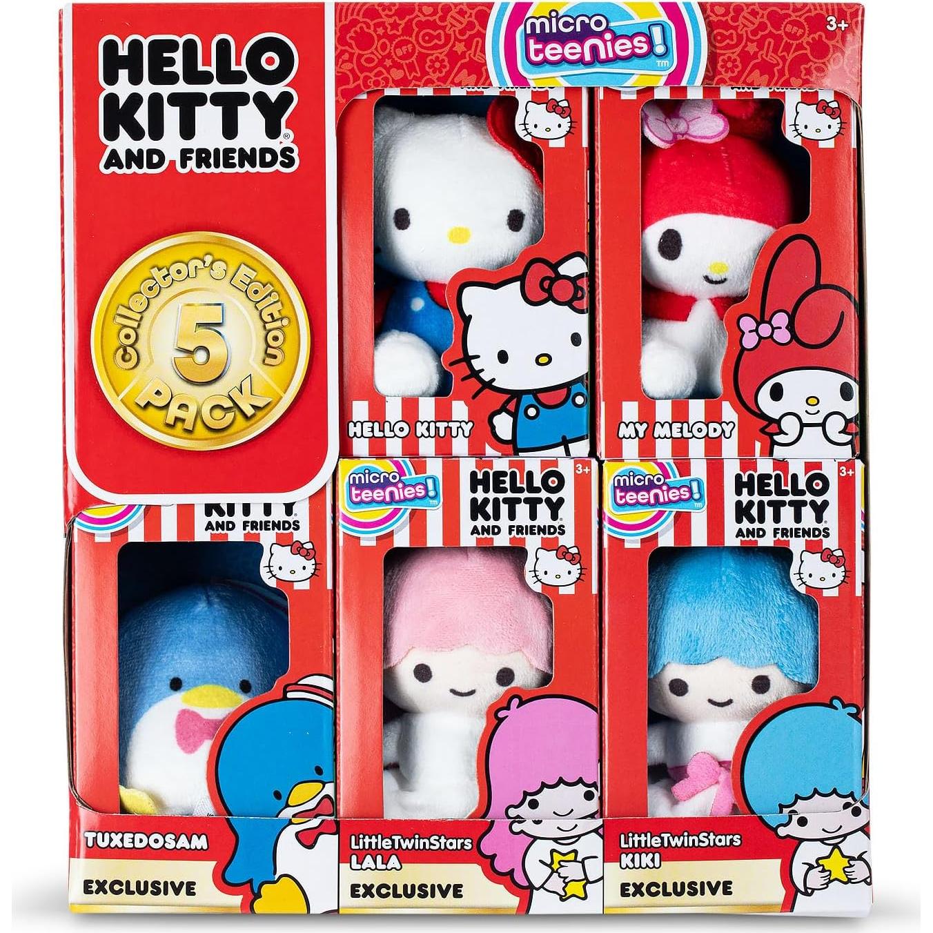 Micro Teenies Hello Kitty 5-Pack Coleccionables 7.62 cm