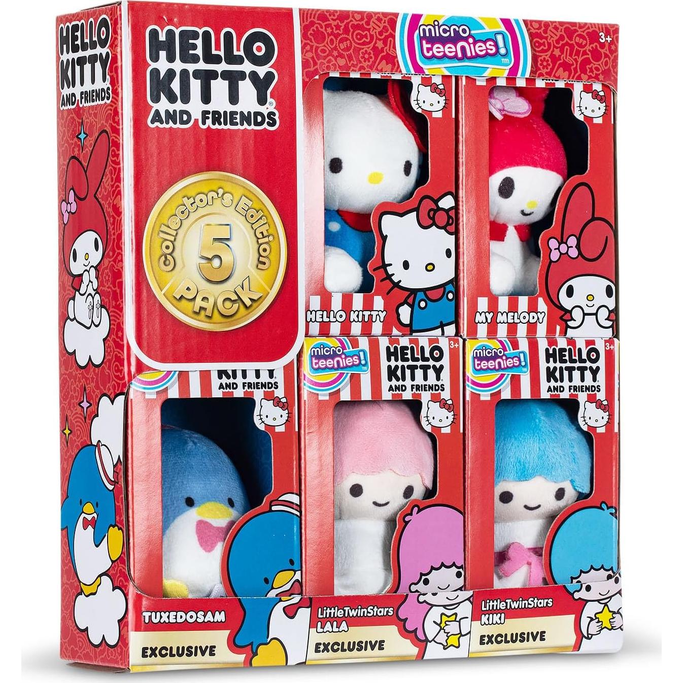 Micro Teenies Hello Kitty 5-Pack Coleccionables 7.62 cm