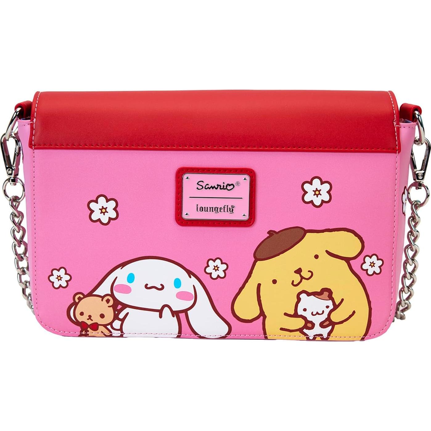 Bolso Cruzado Color Block Loungefly Hello Kitty 24x6x16cm