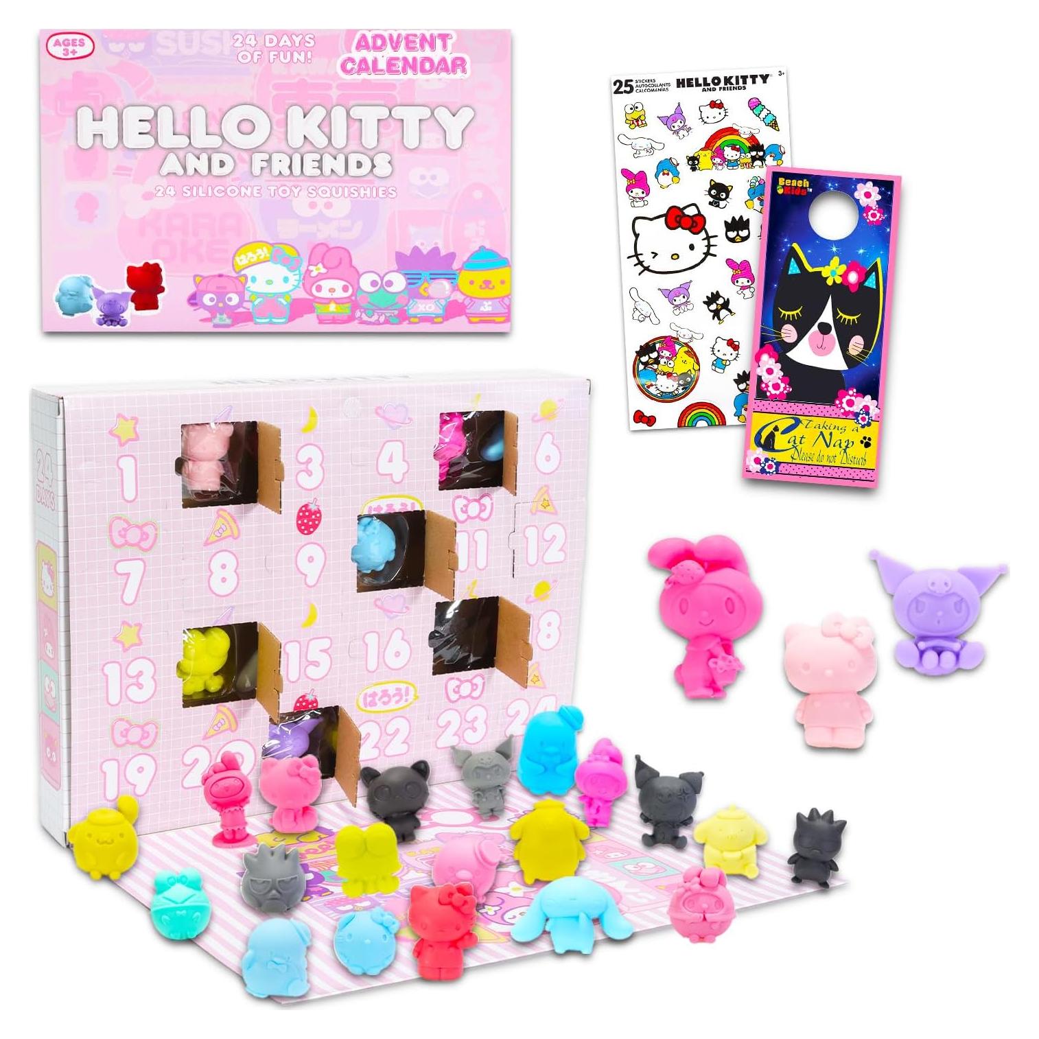 Calendario de Adviento Hello Kitty 2025 con Mini Figuras - 24 Días