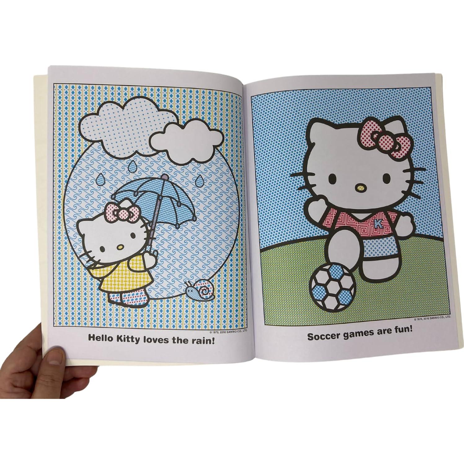 Set de 2 Libros de Pintar con Agua Hello Kitty - 12 Hojas