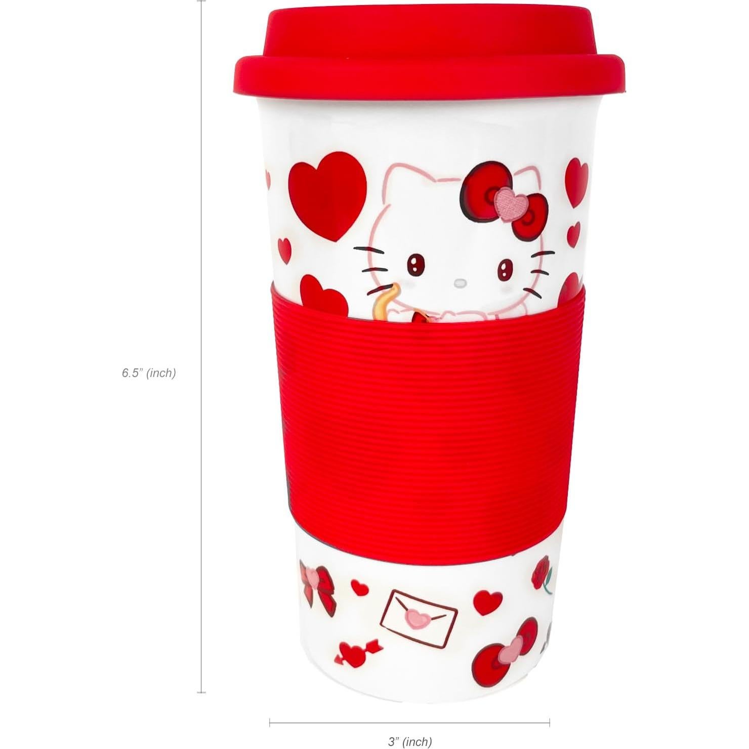Conjunto de Regalo Hello Kitty San Valentín - Taza, Cuaderno, Estuche