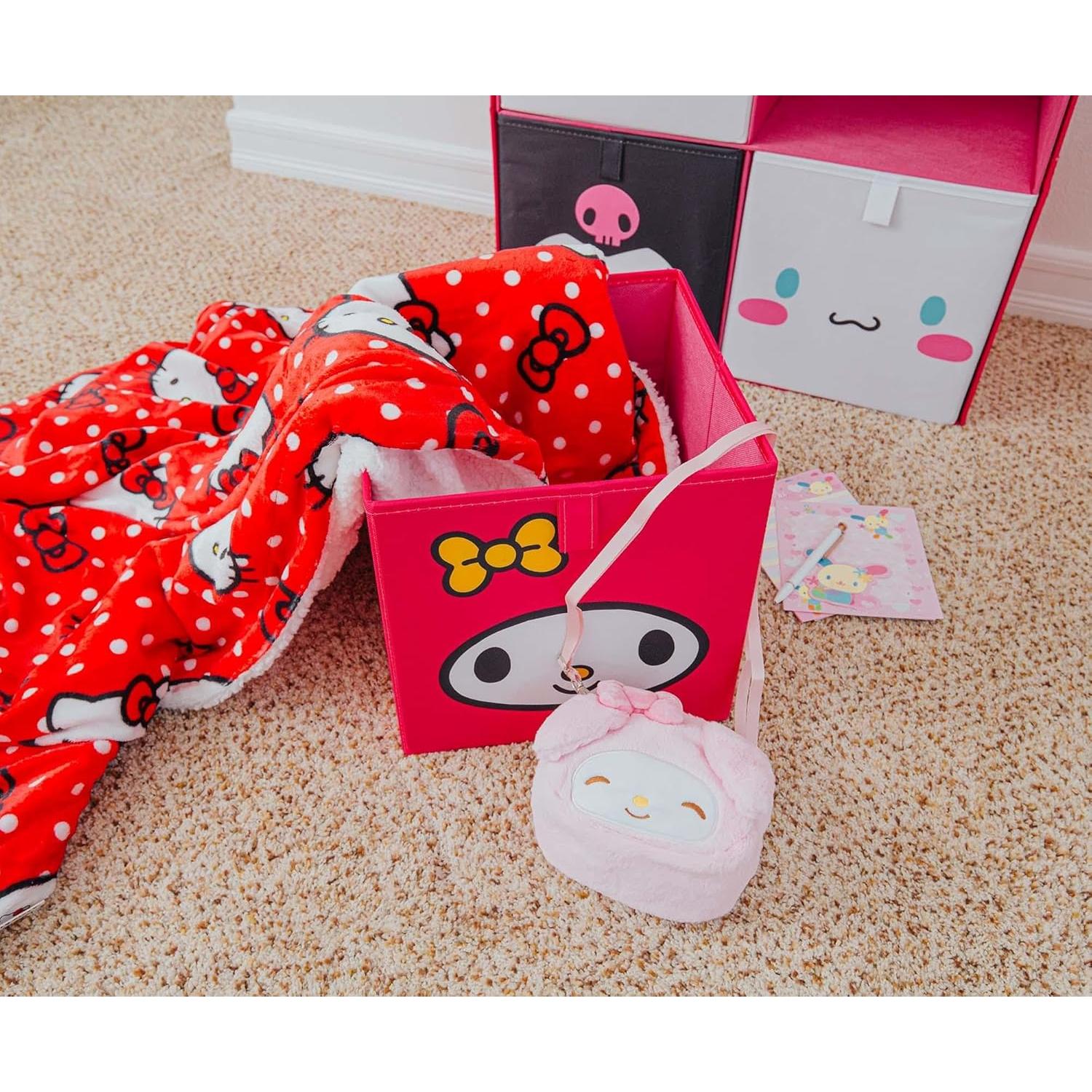 Cajas de Almacenamiento de Tela Ukonic Hello Kitty - Juego de 4