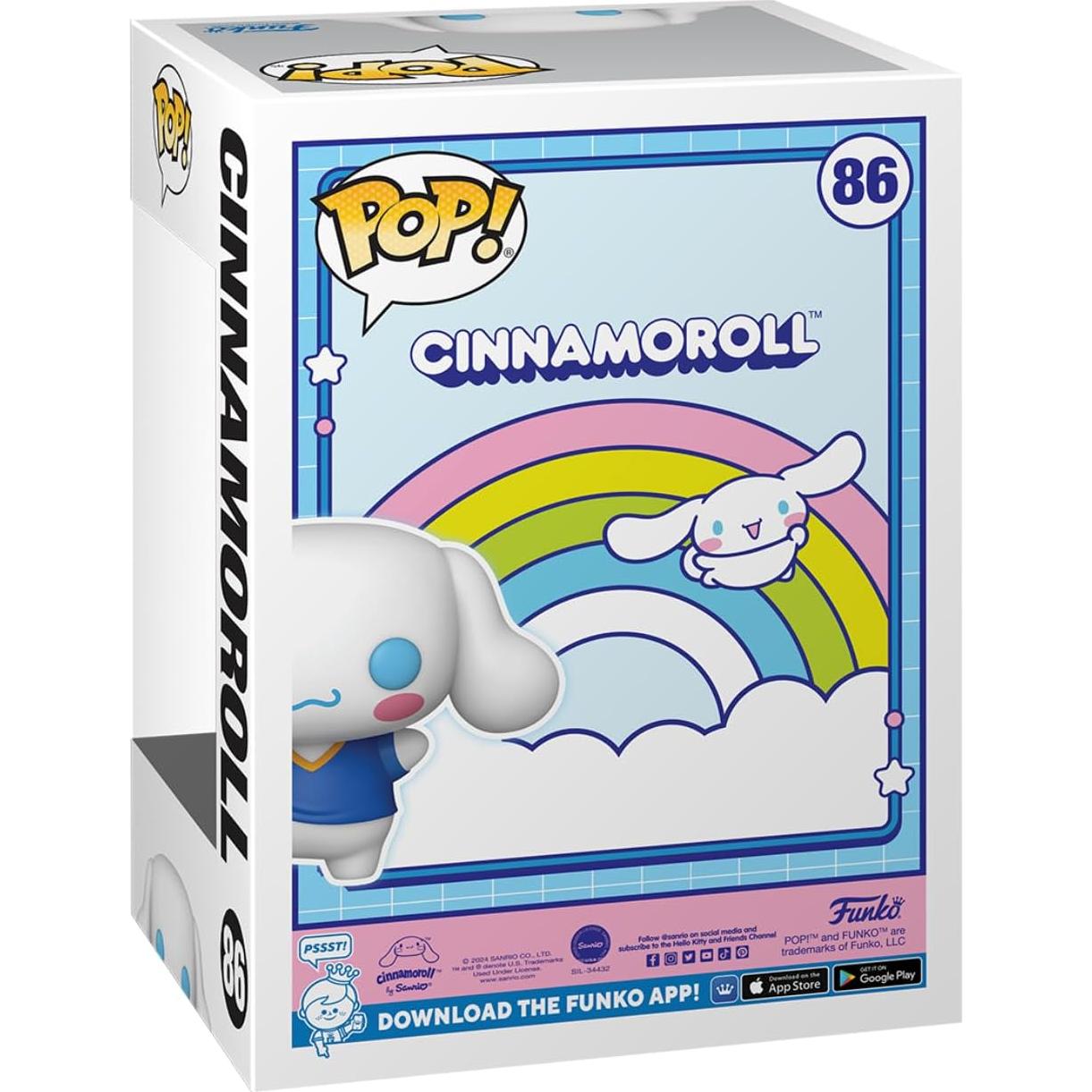 Figura de Vinilo Funko Cinnamoroll con Balón de Fútbol