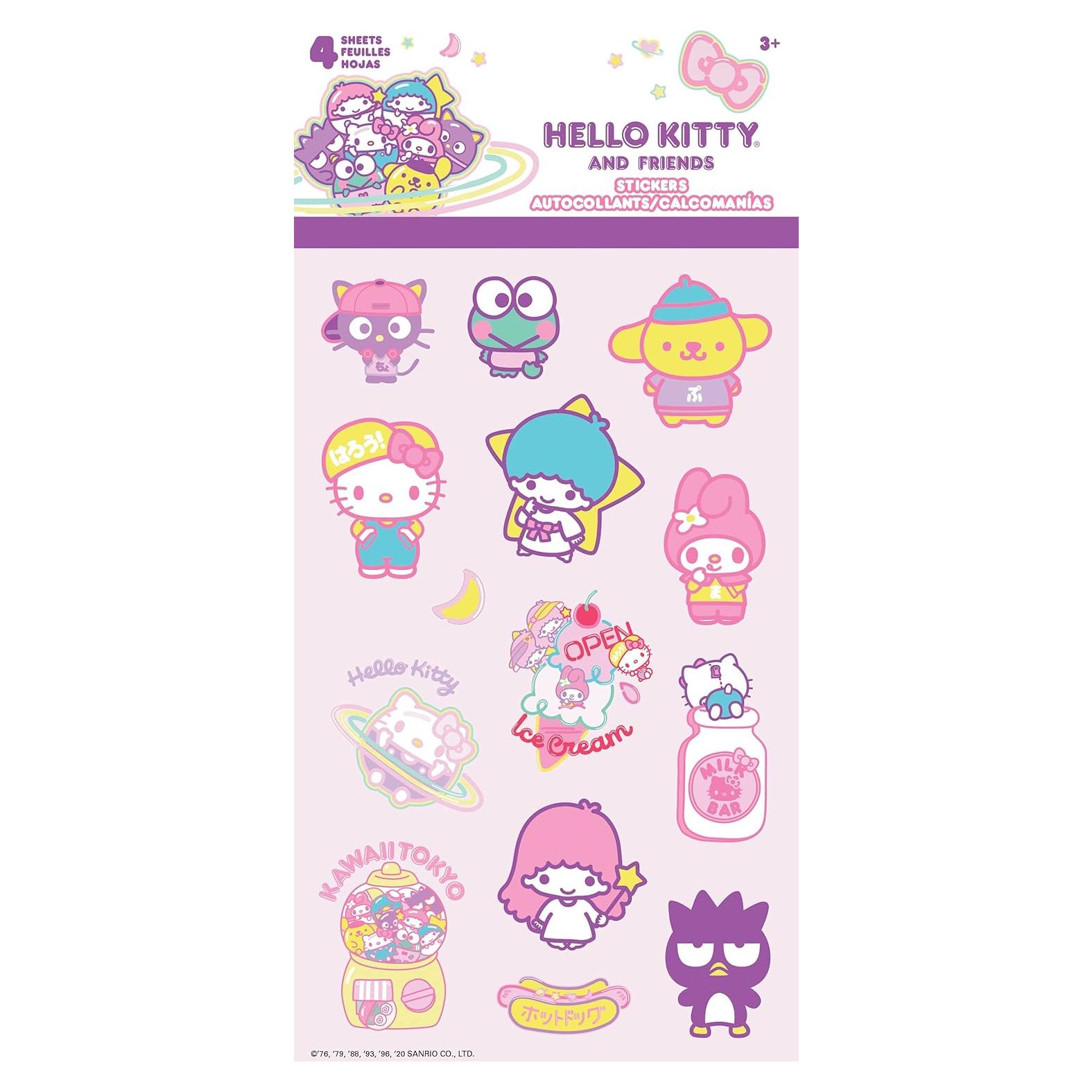 Calcomanías Tendencias Internacionales Hello Kitty 4 Hojas