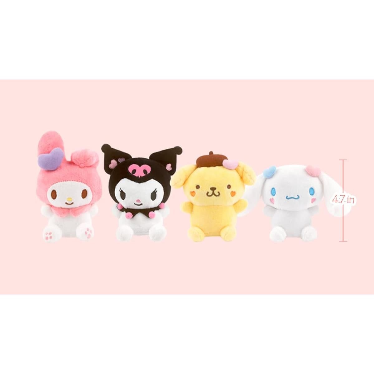 Clip de bolsa de peluche Hello Kitty 11.94cm - Cutie Pompompurin