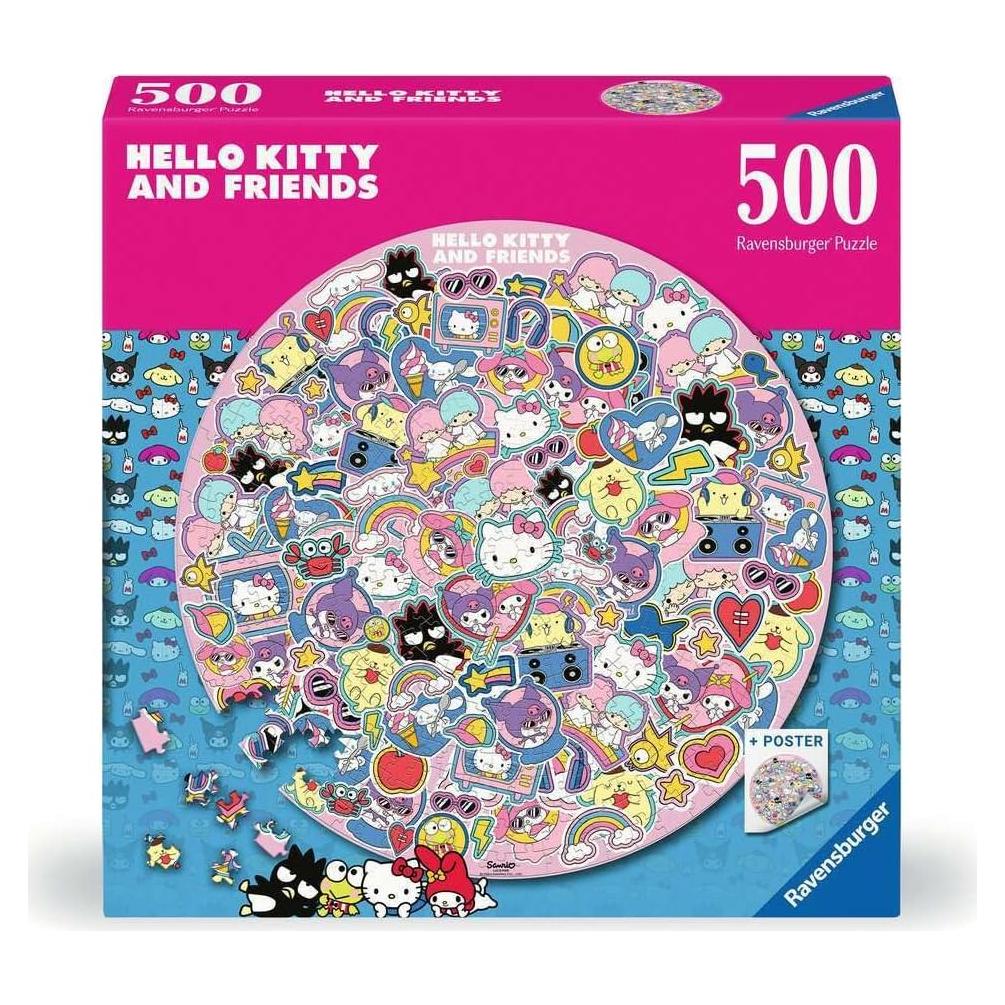 Rompecabezas Redondo 500 Piezas Hello Kitty Ravensburger