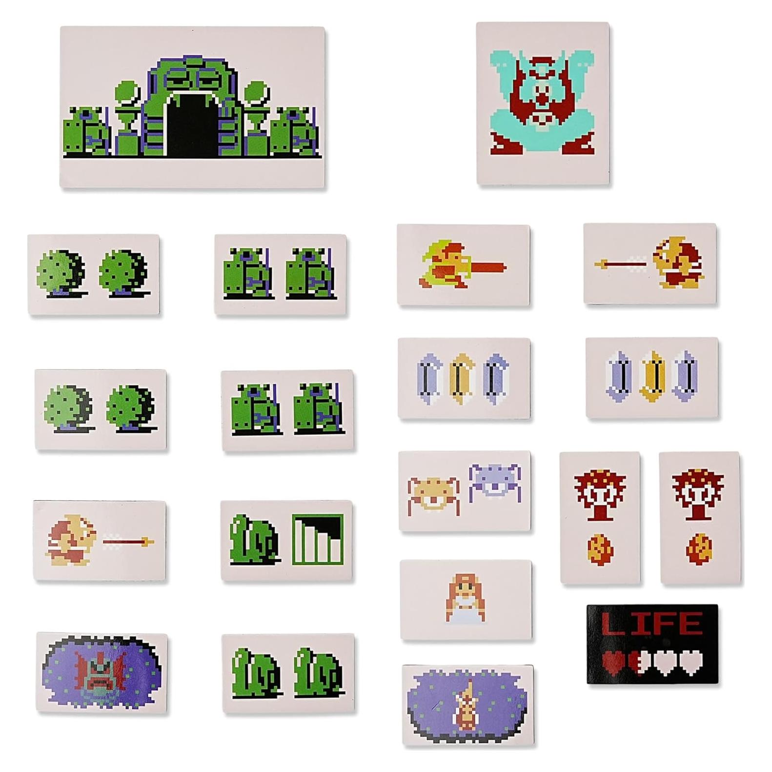 Set de Imanes Retro 8 Bits La Leyenda de Zelda - 20 Piezas