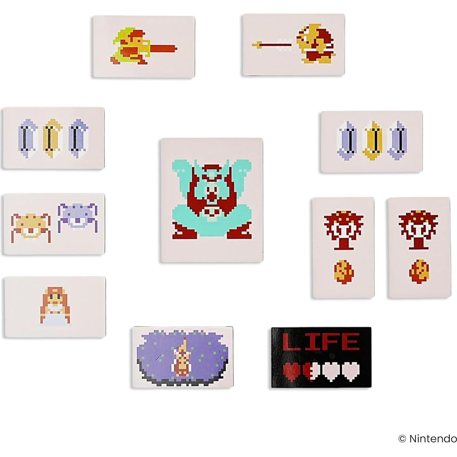 Set de Imanes Retro 8 Bits La Leyenda de Zelda - 20 Piezas