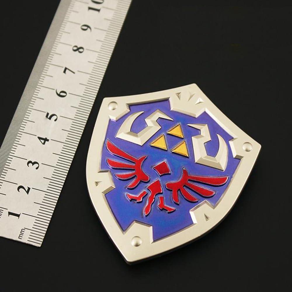 Escudo Hyliano de Metal 7 cm para Figura de Acción Zelda Link