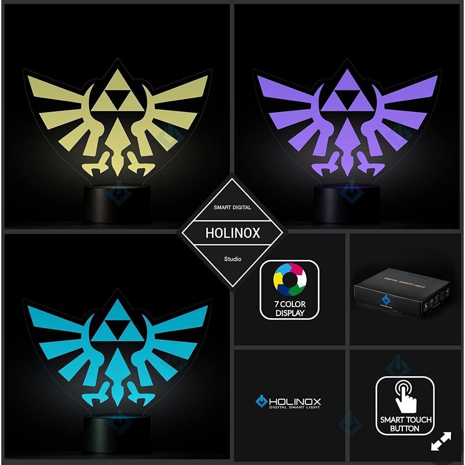 Lámpara Decorativa Triforce Legend of Zelda Holinox 5W