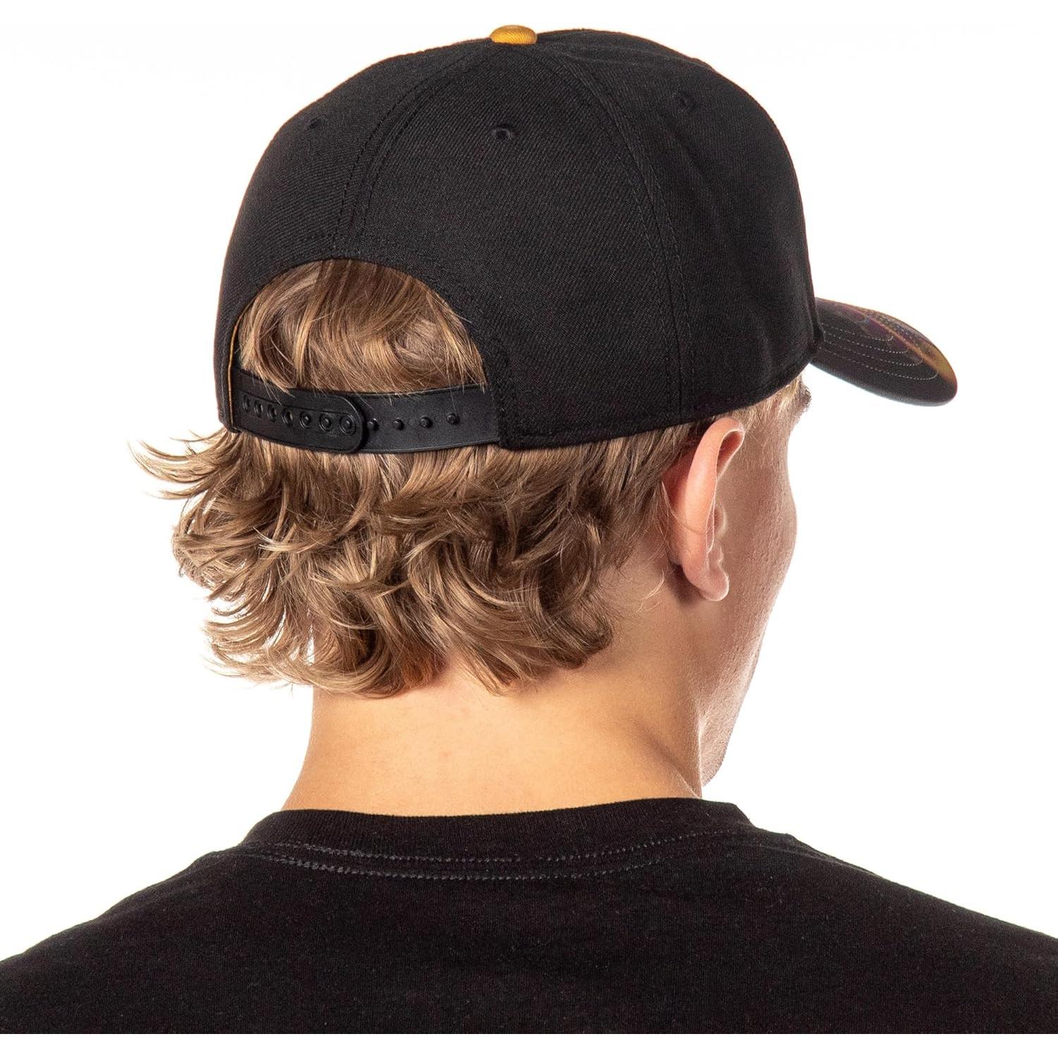 Gorra Snapback OSFM Negra Legend of Zelda con Emblema Bordado