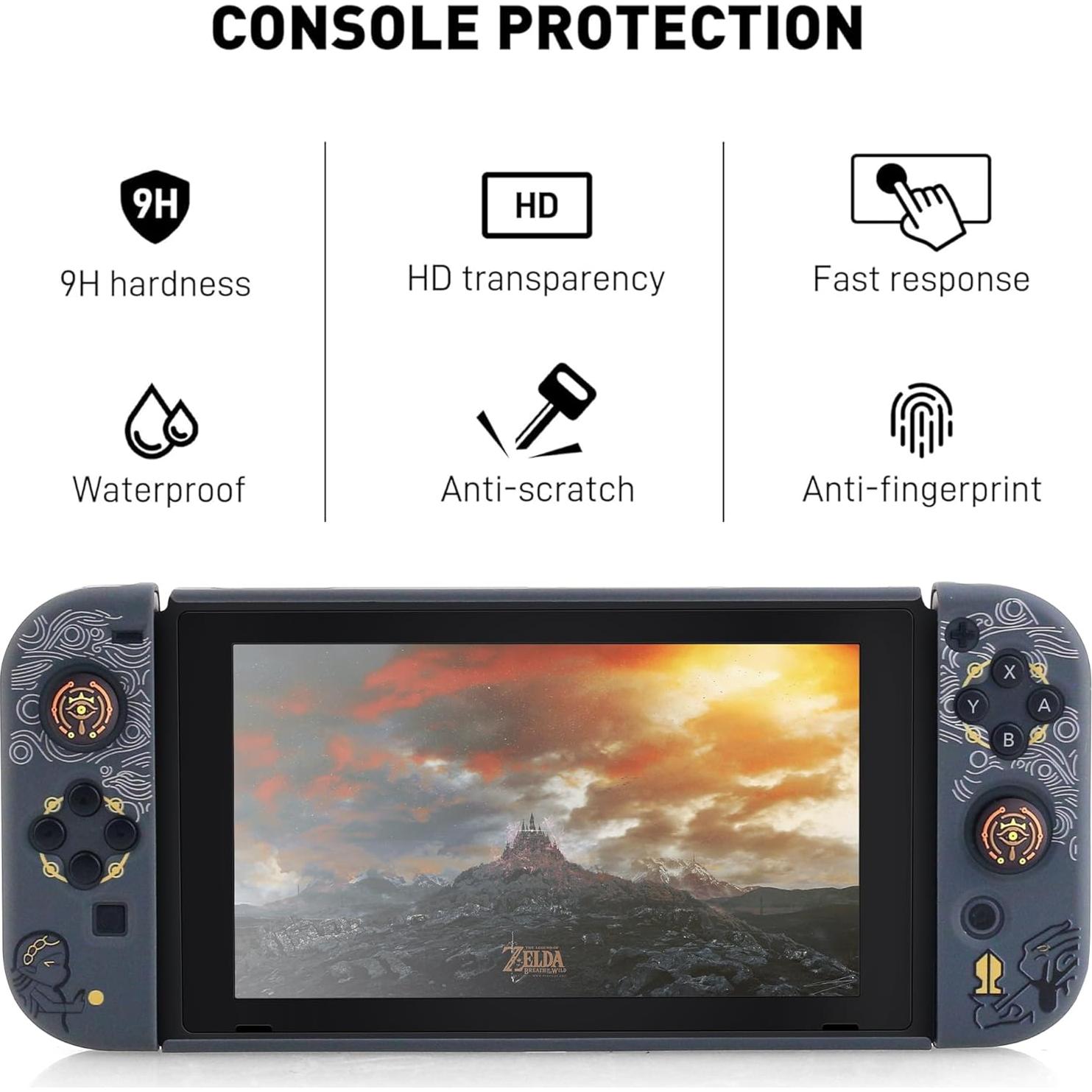 Carcasa Dura RHOTALL para Nintendo Switch Legend of Zelda