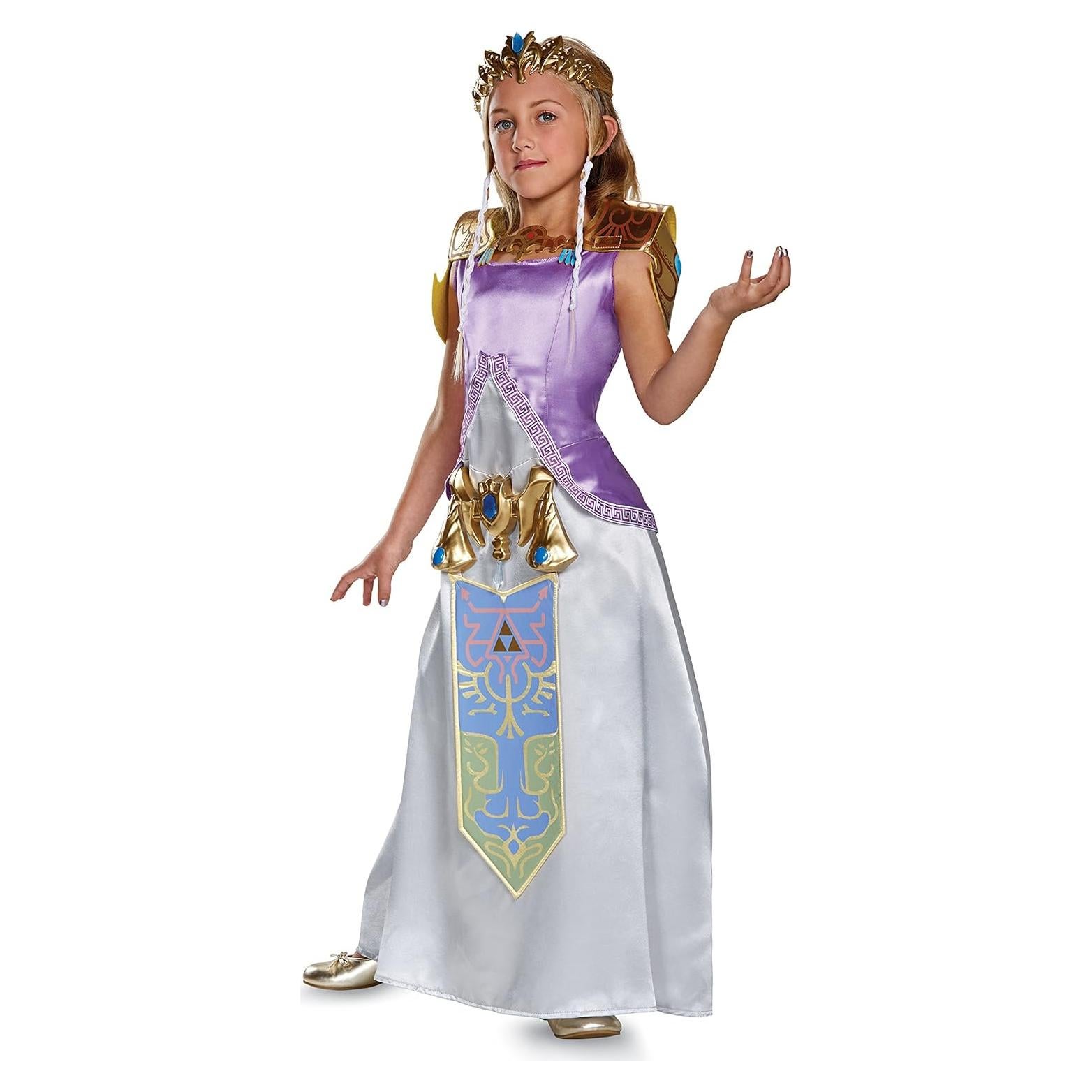 Disfraz Zelda Deluxe Niña 10-12 años - Licencia Oficial