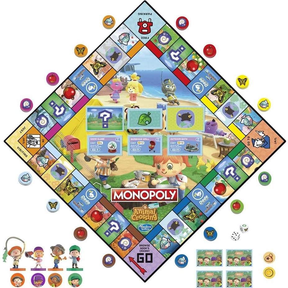Monopoly Animal Crossing New Horizons - Juego de Mesa para Niños