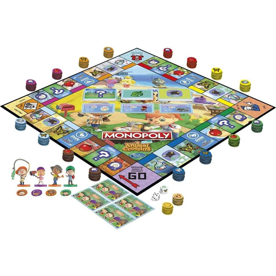 Monopoly Animal Crossing New Horizons - Juego de Mesa para Niños