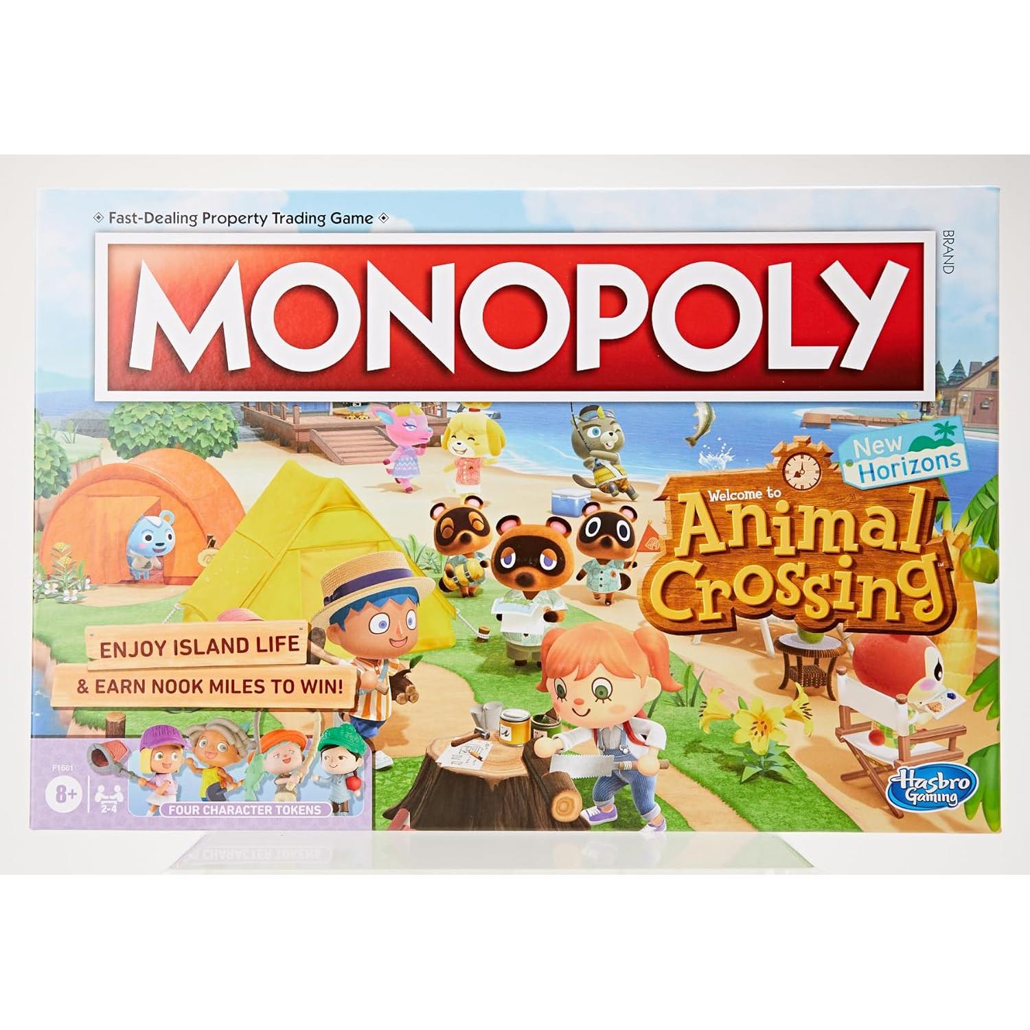 Monopoly Animal Crossing New Horizons - Juego de Mesa para Niños