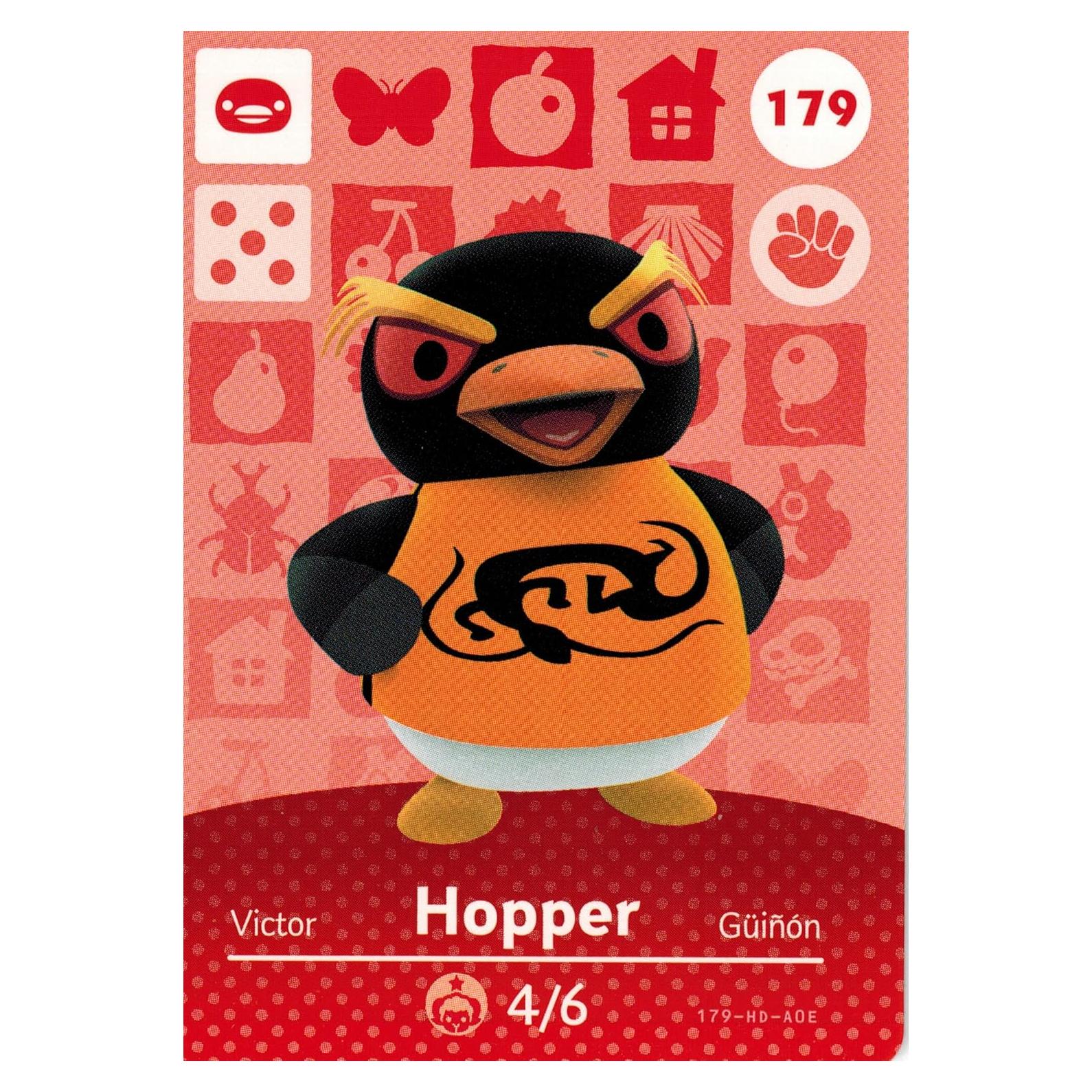 Tarjeta Amiibo Nintendo Animal Crossing 179/200 Serie 2