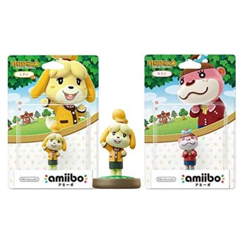 Conjunto 2 Amiibo Animal Crossing Isabelle y Lottie Invierno
