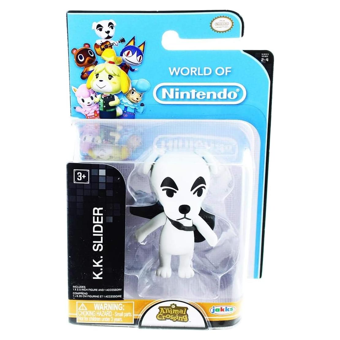 Figura Mini K.K. Slider Nintendo 13.97 cm Semi-Articulada