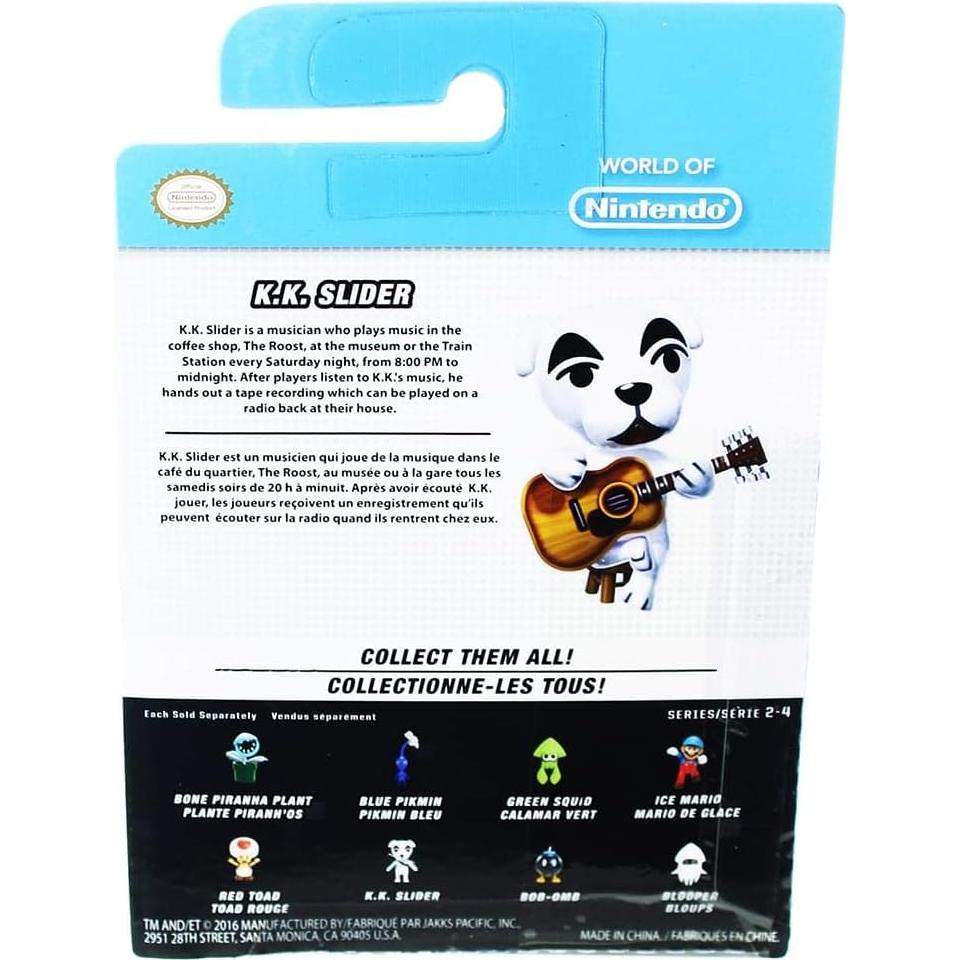 Figura Mini K.K. Slider Nintendo 13.97 cm Semi-Articulada