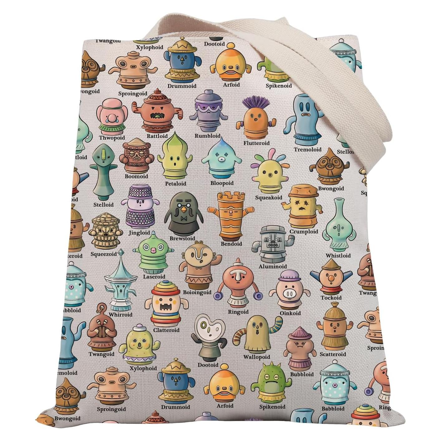 Bolsa Tote de Lona BDPWSS 35x40 cm Gamer ACNH