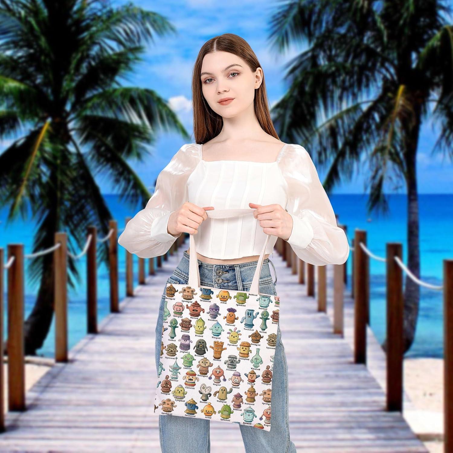 Bolsa Tote de Lona BDPWSS 35x40 cm Gamer ACNH