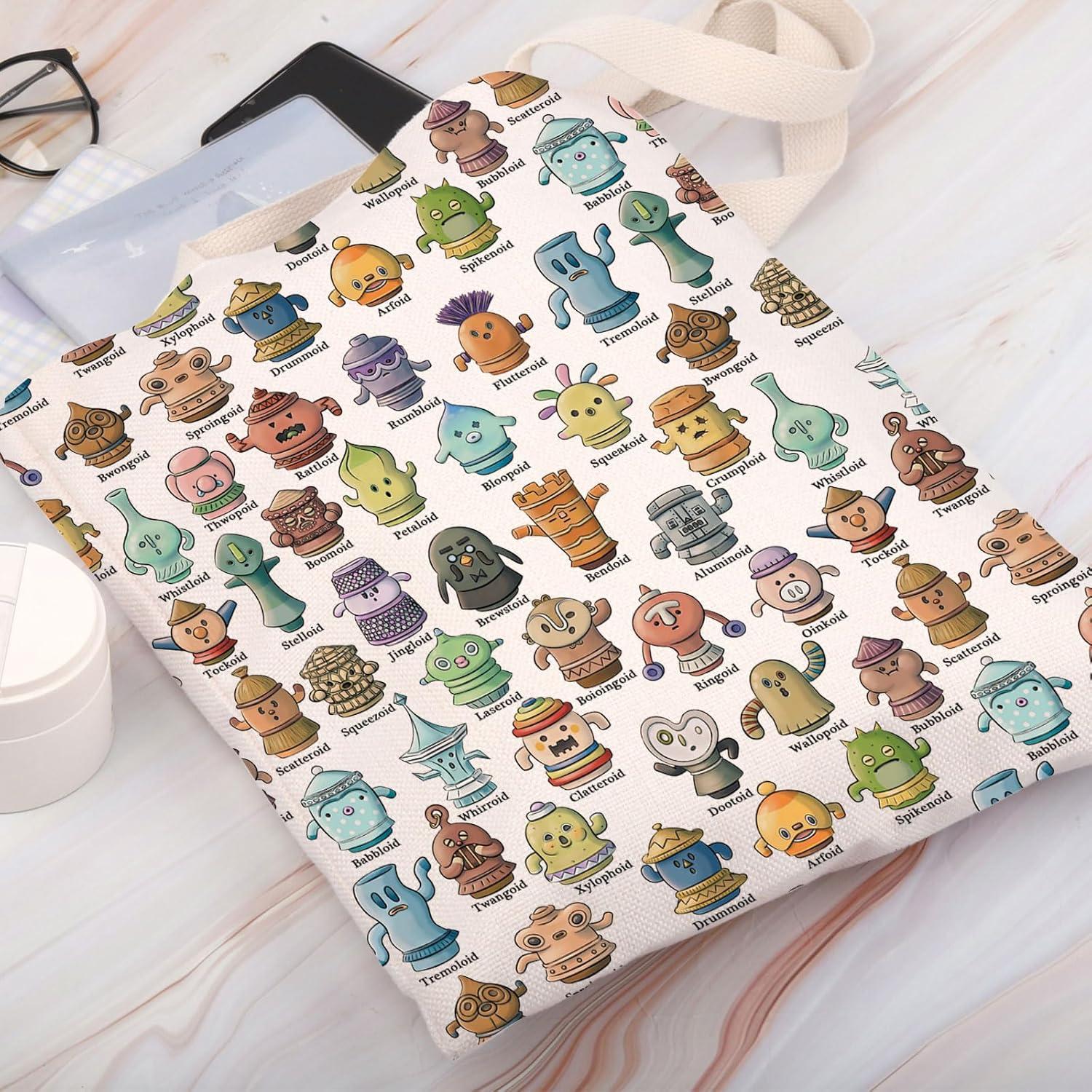 Bolsa Tote de Lona BDPWSS 35x40 cm Gamer ACNH