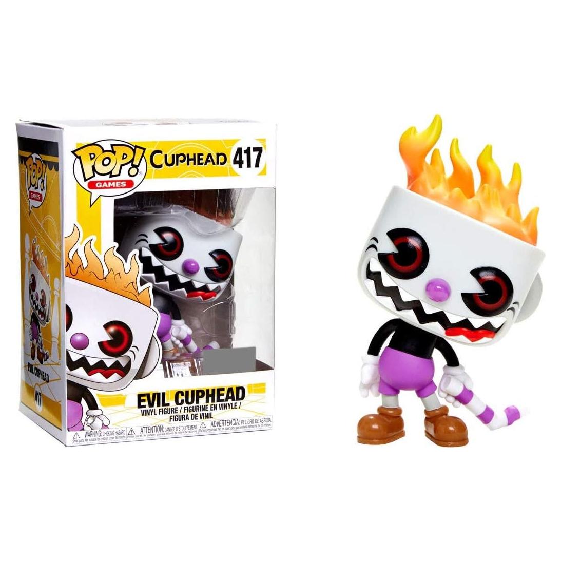 Figura Funko Pop! Cuphead Malvado 417 - 181g